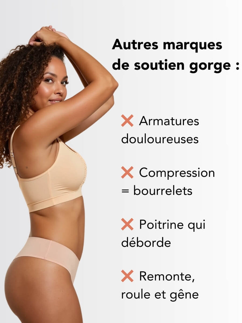 SOUTIEN-GORGE CONFORTABLE SANS ARMATURES