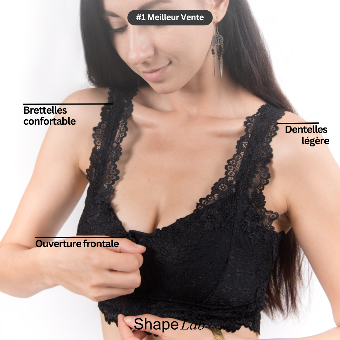 SOUTIEN-GORGE SANS ARMATURES AVEC ZIP AVANT